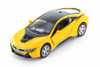 BMW i8 Hard Top, Yellow - Kinsmart 5379DA - 1/36 scale Diecast Model Toy Car