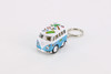 Volkswagen Little Van Keychain with Summer Decor, Asstd - Kinsmart 2002DFK, 2" Scale Set of 12 Cars