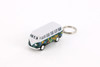1962 Volkswagen Classical Bus Keychain w/Decal, Asstd - Kinsmart 2542DFK, 2.5" Scale Set of 12 Cars