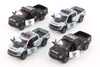 2022 Ford F-50 Raptor Pickup Truck - Police, Asstd - Kinsmart 3001DP/2 - 1/78 Scale Set of 12 Cars