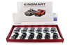 2022 Ford F-50 Raptor Pickup Truck - Police, Asstd - Kinsmart 3001DP/2 - 1/78 Scale Set of 12 Cars