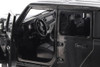2021 Black Jeep Gladiator Rubicon Pickup Truck, Showcasts 71368D - 1/27 Scale Diecast Model Toy Car (1 car, no box)