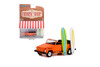 1971 Volkswagen Thing (Type 181) w/ Surfboards, Orange - Greenlight 97140C - 1/64 Scale Diecast Car