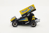2022 Winged Sprint Car, #13 Justin Peck - Acme A6422007 - 1/64 scale Diecast Model Toy Car