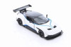 2016 Aston-Martin Vulcan with Decals Hardtop, White - Kinsmart 5407DF - 1/38 scale Diecast Car