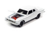 1962 Plymouth Savoy Max Wedge, White - Johnny Lightning JLSP248/24B - 1/64 Scale Diecast Car