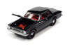 1962 Plymouth Savoy Max Wedge, Black - Johnny Lightning JLSP248/24A - 1/64 Scale Diecast Car