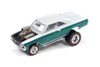 1966 Chevy Chevelle, White /Green - Johnny Lightning JLSP208/24B - 1/64 Scale Diecast Model Toy Car