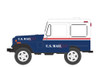 US Mail 1971 Jeep DJ-5, Blue - Greenlight 37150C/48 - 1/64 Scale Diecast Model Toy Car