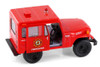 1971 Jeep DJ-5B Firefighter Edition, Red - Kinsmart 5433DPR - 1/26 Scale Diecast Model Toy Car