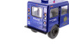 1971 Jeep DJ-5B Police Edition, Blue - Kinsmart 5433DPR - 1/26 Scale Diecast Model Toy Car