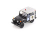 1971 Jeep DJ-5B Police Edition, Black /White - Kinsmart 5433DP - 1/26 Scale Diecast Model Toy Car