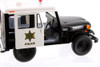 1971 Jeep DJ-5B Police Edition, Black /White - Kinsmart 5433DP - 1/26 Scale Diecast Model Toy Car