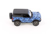 2022 Ford Bronco Camo Edition Hardtop, Blue - Kinsmart 5445DB - 1/34 Scale Diecast Model Toy Car
