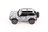 2022 Ford Bronco Camo Edition Open Top, White - Kinsmart 5445DA - 1/34 Scale Diecast Model Toy Car