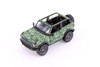 2022 Ford Bronco Camo Edition Open Top, Green - Kinsmart 5445DA - 1/34 Scale Diecast Model Toy Car