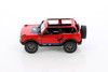 2022 Ford Bronco Open Top Livery Edition, Red - Kinsmart 5438DFA - 1/34 Scale Diecast Model Toy Car