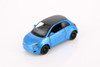 Fiat 500e, Blue - Kinsmart 5440D - 1/28 Scale Diecast Model Toy Car