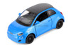 Fiat 500e, Blue - Kinsmart 5440D - 1/28 Scale Diecast Model Toy Car