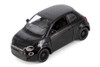 Fiat 500e, Black - Kinsmart 5440D - 1/28 Scale Diecast Model Toy Car