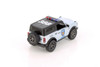 2022 Ford Bronco Police, Silver - Kinsmart 5438DPR - 1/34 Scale Diecast Model Toy Car