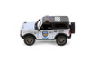 2022 Ford Bronco Police, Silver - Kinsmart 5438DPR - 1/34 Scale Diecast Model Toy Car
