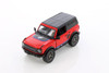 2022 Ford Bronco Hardtop Livery Edition, Red - Kinsmart 5438DFB - 1/34 Scale Diecast Car