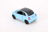 Fiat 500e, Light Blue - Kinsmart 5440DY - 1/28 Scale Diecast Model Toy Car