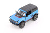 2022 Ford Bronco Hardtop Livery Edition, Blue - Kinsmart 5438DFB - 1/34 Scale Diecast Car