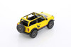2022 Ford Bronco Open Top Livery Edition, Yellow - Kinsmart 5438DFA - 1/34 Scale Diecast Car