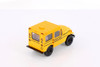 1971 Jeep DJ-5B School Bus, Yellow - Kinsmart 5446D - 1/26 Scale Diecast Model Toy Car