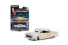 1955 Chevy Bel Air Lowrider, Light Gray - Greenlight 63030A/48 - 1/64 Scale Diecast Model Toy Car