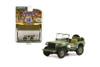 1942 Willys MB Jeep, Green - Greenlight 61020A/48 - 1/64 Scale Diecast Model Toy Car