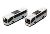 Coach Bus, White - Kinsmart 7101DW - 7" Scale Set of 12 Diecast Model Toy Cars