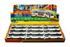 Coach Bus, White - Kinsmart 7101DW - 7" Scale Set of 12 Diecast Model Toy Cars