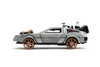1990 DeLorean DMC Train Wheel Version, Back to the Future Part III - Jada Toys 34786 - 1/32 Scale