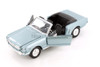 1964 1/2 Ford Mustang Convertible, Blue - Showcasts 77212BU - 1/24 Scale Diecast Model Toy Car
