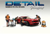 Detail Masters Figure 2 - Detail Prep, Black /Orange - Showcasts AD-18602 - 1/18 Scale Diorama Figurine