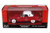 1956 Ford Thunderbird Closed Convertible, Red - Showcasts 77312R - 1/24 Scale Diecast Model Toy Car