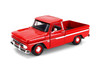 1966 Chevy C10 Fleetside Pickup, Red - Showcasts 77355R - 1/24 Scale Diecast Model Toy Car