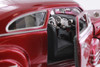 1948 Chevy Aerosedan Fleetline Hardtop, Metallic Red - Showcasts 77266RD - Set of 4 1/24 Scale Cars