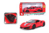 Ferrari 488 Pista, Red - Bburago 26026R - 1/24 Scale Diecast Model Toy Car