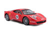 Ferrari 458 Challenge #5, Red - Bburago 26302R - 1/24 Scale Diecast Model Toy Car