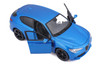 Alfa Romeo Stelvio SUV, Blue - Bburago 21086BU - 1/24 Scale Diecast Model Toy Car