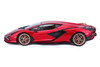 Lamborghini Sian FKP 37 Hardtop, Metallic Red - Bburago 11046R - 1/18 Scale Diecast Model Toy Car