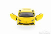 Lamborghini Huracan LP610-4, Yellow - Kinsmart 5382D - 1/36 Scale Diecast Model Toy Car