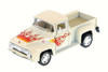 Custom 1958 Ford F-100 Pick-Up Bundle - Set of Four 1/38 Scale Diecast Cars w/ Flames