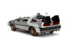 DeLorean Time Machine with Lights, Back to the Future III, Jada Toys 34996/4 - 1/24 Scale Model Car