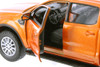 2019 Ford Ranger Pickup Truck, Orange - Showcasts 37521 - 1/27 Scale Diecast Model Toy Car (1 Car, No Box)
