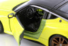 2023 Nissan Z, Yellow w/Black Roof - Showcasts 37904 - 1/24 Scale Diecast Model Toy Car (1 Car, No Box)
